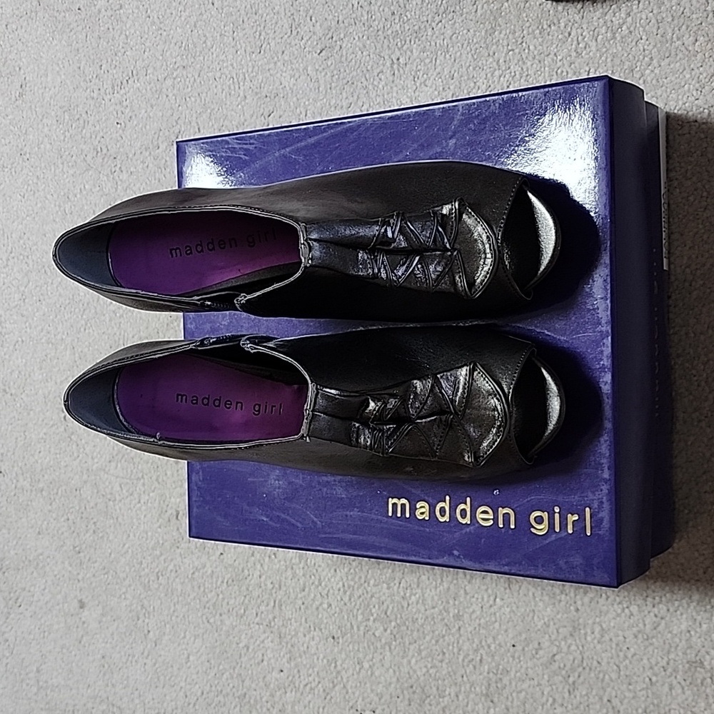 Madden Girl peep toe high heel